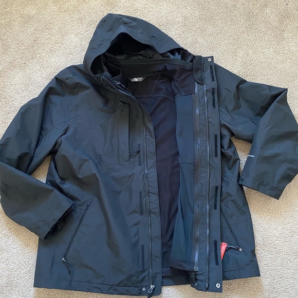 TNF Winter Jacket - Cinder Tri Jacket -XXL BLACK